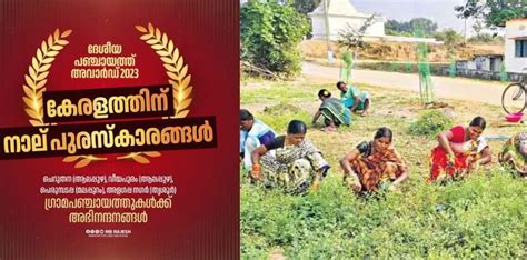 Kerala Won Four Awards In The National Panchayat Awards
