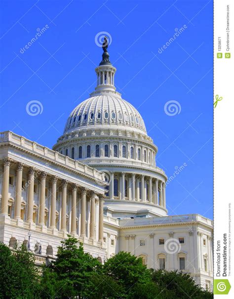United States Capitol Dome Stock Image Image Of House 13258671