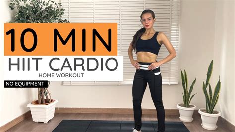 Minute HIIT Cardio Home Workout No Equipment YouTube