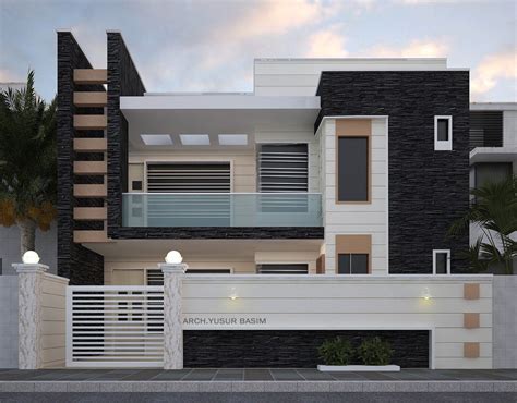 Modern Home Front Boundary Wall Design Home Design