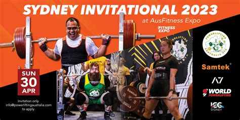 Sydney Invitational Sydney Fitness Expo 2023 Powerlifting Australia