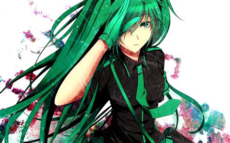 Best Hd Wallpapers Free Downloads Hatsune Miku Anime Green Hair Miku