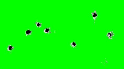 Animated Bullet Holes Green Screen Youtube