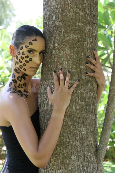 Jungle Woman Stock Photo Image Of Relaxed Natural Chic