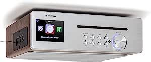 Auna Silver Star Chef Radio De Cocina W Rms W Max Reproductor De Cd Funci N Bluetooth