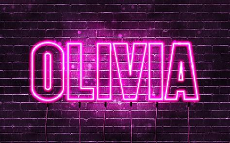 Download Wallpapers Olivia 4k Wallpapers With Names Female Names