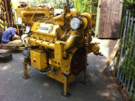 Item E4556 Caterpillar 3408 455hp 1800rpm Marine Diesel Engine