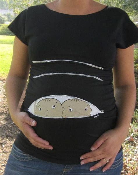 Peek Z Boo Pregnancy Shirt Camisas De Embarazo Ropa De Maternidad