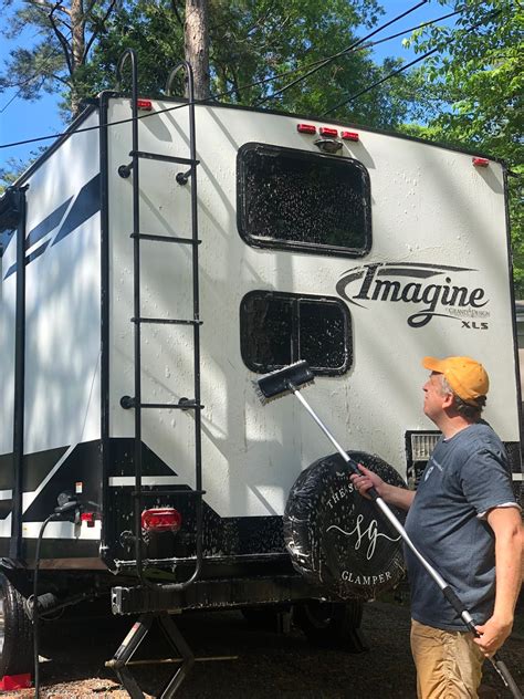 An rv rinseless wash is possible because of advanced cleaning products on the market these days. RV Maintenance - Wash and Wax at Home plus more tips!