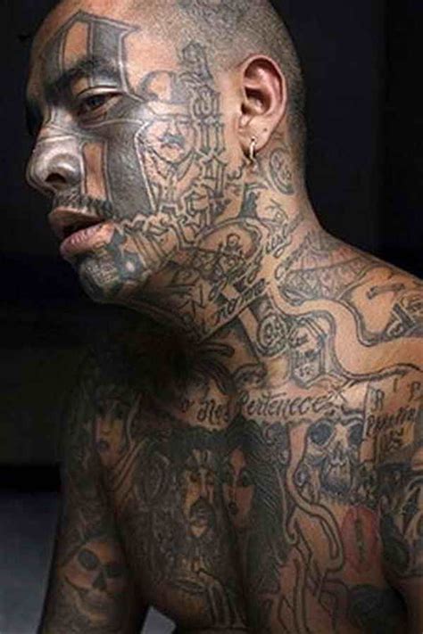 10 Simple And Popular Gang Tattoos Pictures Gang Tattoos Facial Tattoos Prison Tattoos