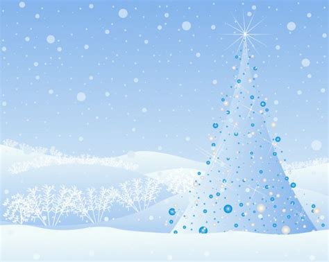 Christmas Snow Scene — Stock Vector © Sandesh1264 11162016