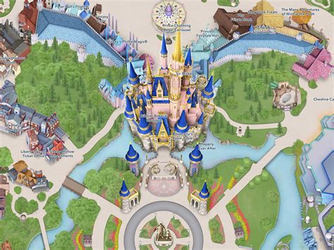 Disney World Magic Kingdom Restaurant Map