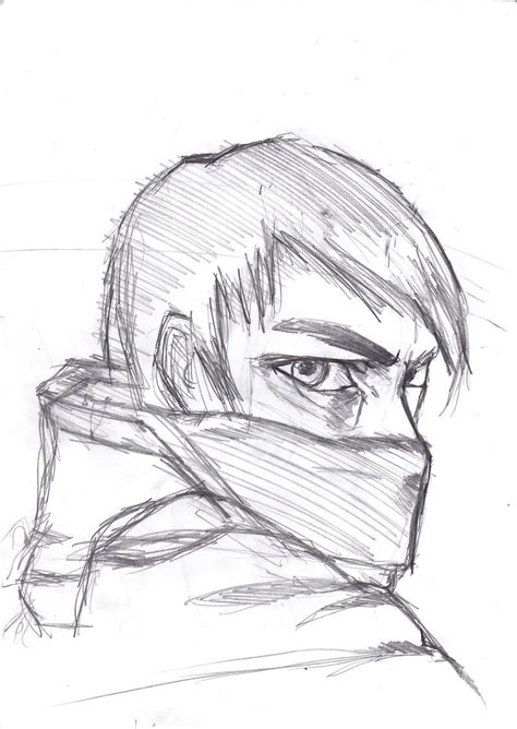 Ninja Sketch By Vimes Da On Deviantart