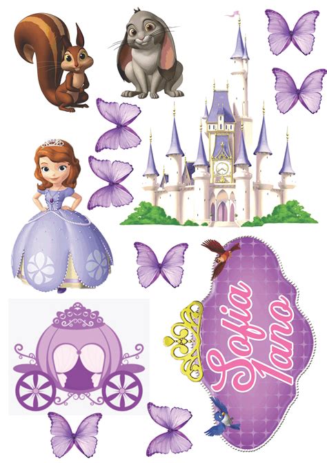 TOPO DE BOLO PRINCESA SOFIA Happy Birthday Posters Disney Princess