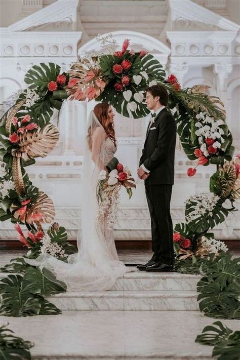 ️ Trending 28 Tropical Themed Wedding Ideas For 2023 Emma Loves Weddings Wedding Ceremony