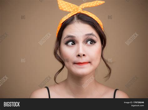 surprised asian girl image and photo free trial bigstock