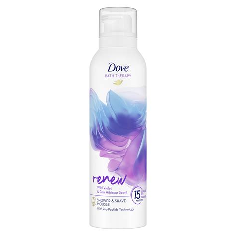 renew shower and shave mousse dove