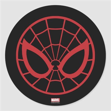 Spider-Man Iconic Graphic Classic Round Sticker | Zazzle | Spiderman