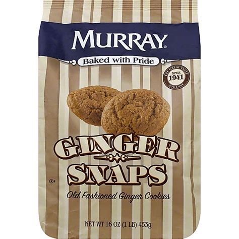 Murray Cookies Old Fashioned Ginger Snaps 16 Oz Bag Ginger