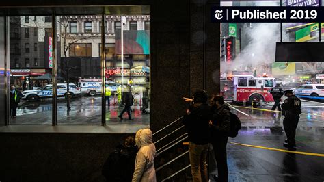 Woman Killed By Falling Debris Near Times Square The New York Times