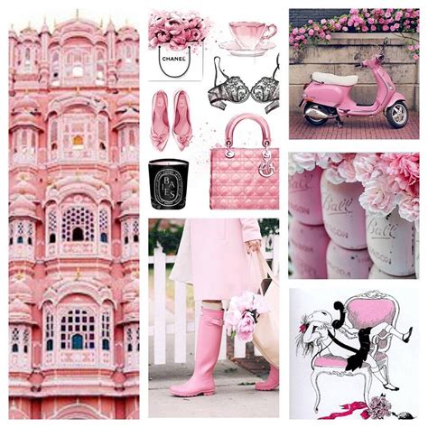 Pretty In Pink Mood Board Created For Fun In The True Spirit Of Procrastination 💕 If Youre A