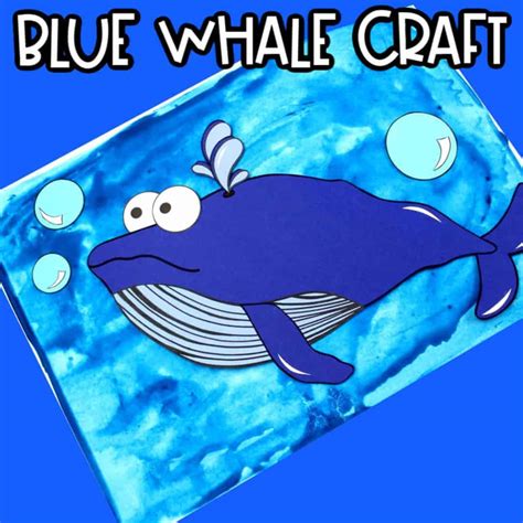 Easy Blue Whale Craft Idea For Kids Craft Play Learn