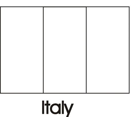 Italy Flag Coloring Page Educative Printable Thinking Day Italien