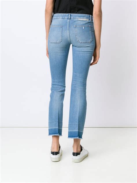 Stella Mccartney Denim Kick Jeans In Blue Lyst