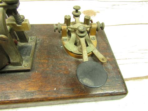 Vintage Antique Western Electric Telegraph Key And Sounder 10889