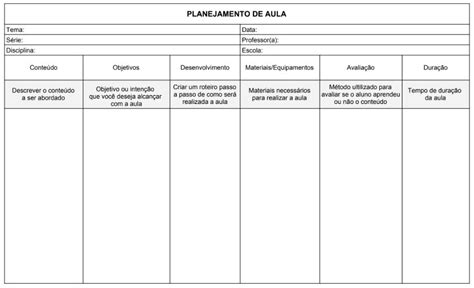 Plano De Aula Modelos Exemplos Como Fazer Planos De Aula F Pdmrea My