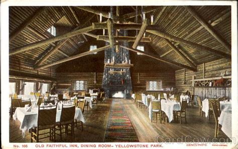 old faithful inn dining room yellowstone national park