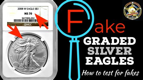 Fake Graded Silver Eagle Coins How To Test For Fakes Youtube