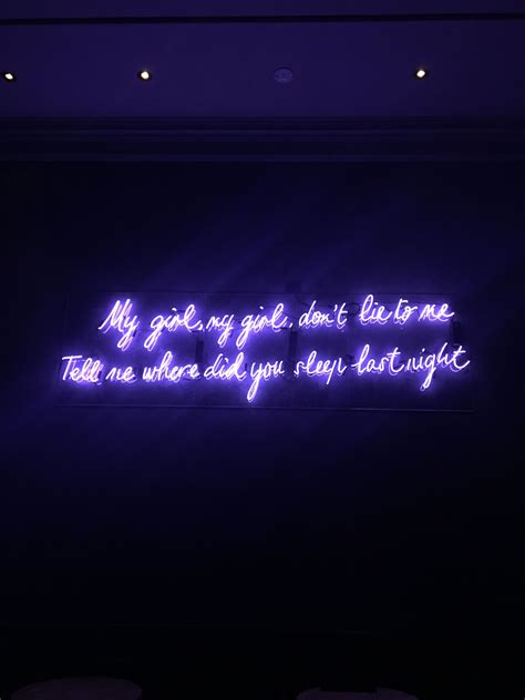 Purple Neon Light Quotes Alla Tok