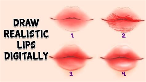 How To Draw Lips Draw Spaces