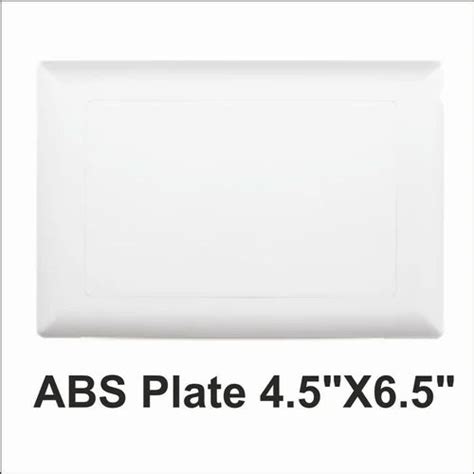 White Abs Modular Plate For Home Finish Glossy At Rs 25piece In Mumbai