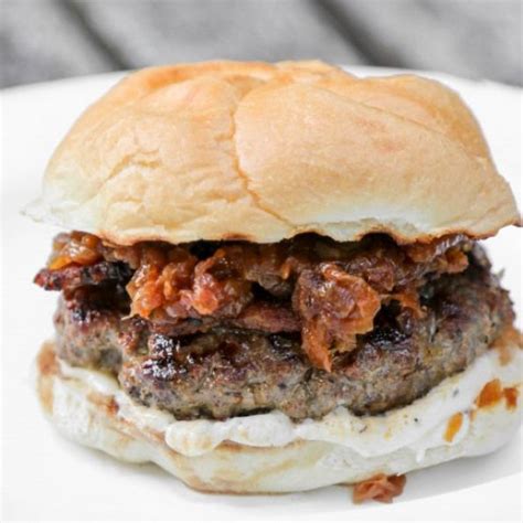 Bacon Bison Burgers Bacon Bison Burgers With Hints Of Rosemary Smoky