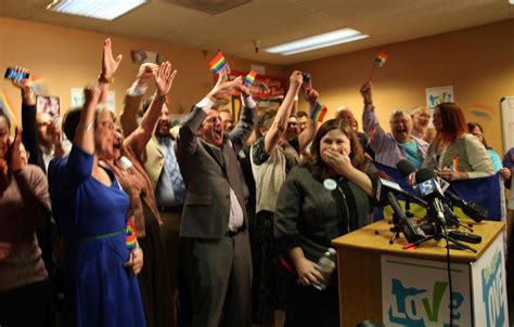 oregon gay marriage dozens of same sex couples marry after judge strikes down ban
