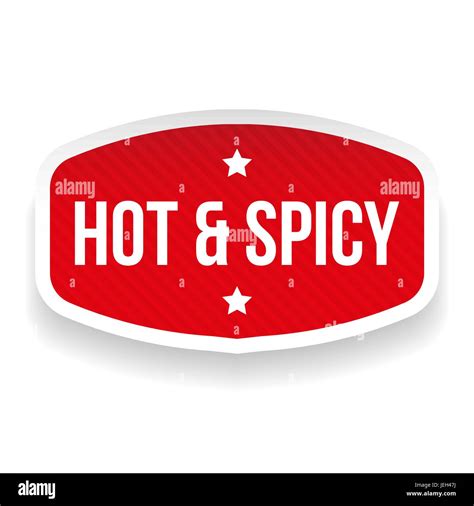 Hot And Spicy Sticker Vector Stock Vector Image And Art Alamy