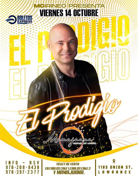 EL PRODIGIO Tickets BoletosExpress