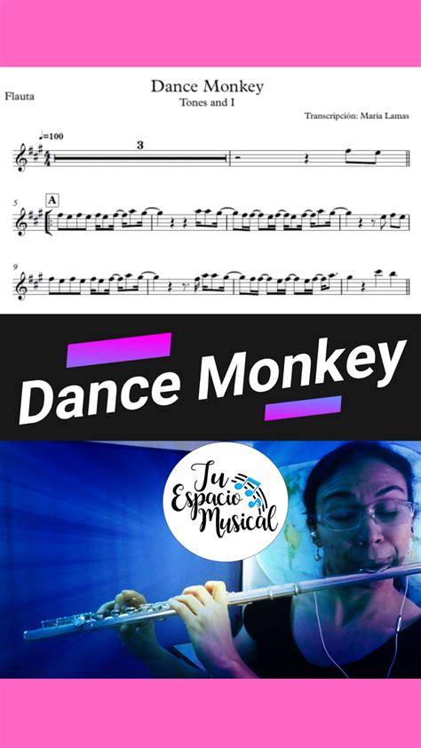 Adquiere Tu Partitura Para Flauta Traversa Del Tema Dance Monkey