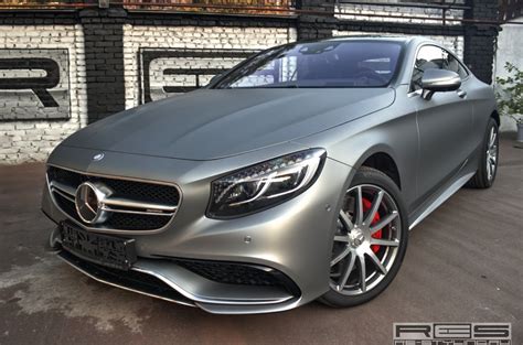 Matte Grey Mercedes S63 Amg Coupe By Re Styling