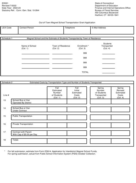 Form Ed021 2023 Fill Out Sign Online And Download Printable Pdf Connecticut Templateroller