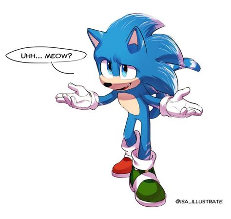 🎄메인트 계이하는 이사𝗜𝘀𝗮🎄 On X Sonic The Movie Sonic The Hedgehog Sonic Funny