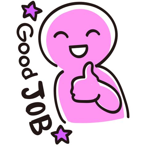 Good Job Stickers Free Hands And Gestures Stickers