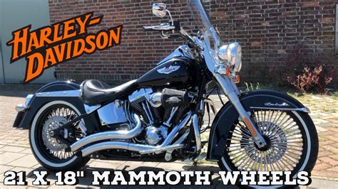 Inch Fat Spoke Harley Wheels Harley Davidson Deluxe Softail