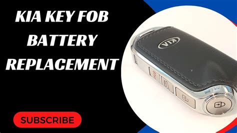 Kia Key Fob Battery Replacement Forte K Seltos Stinger Telluride More Youtube