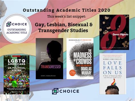Gay Lesbian Bisexual And Transgender Studies Titles For Libraries