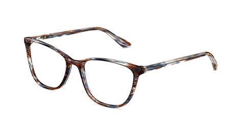 Specsavers Womens Glasses Luanda Brown Angular Plastic Acetate Frame 249 Specsavers Australia