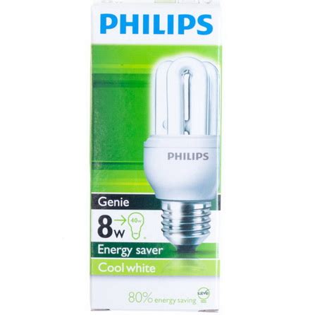 ENERGY SAVER LAMP PHILIPS GENIE 8W COOL WHITE