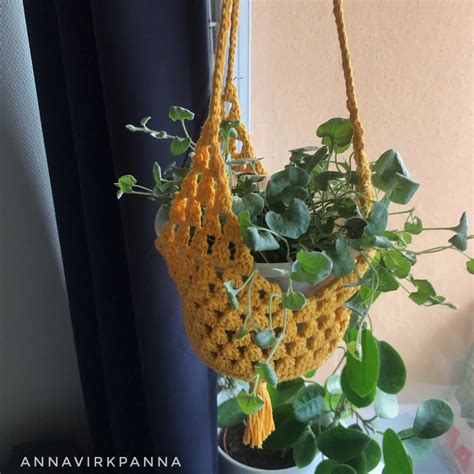 Granny Style Plant Hanger Hobium Yarns Blog